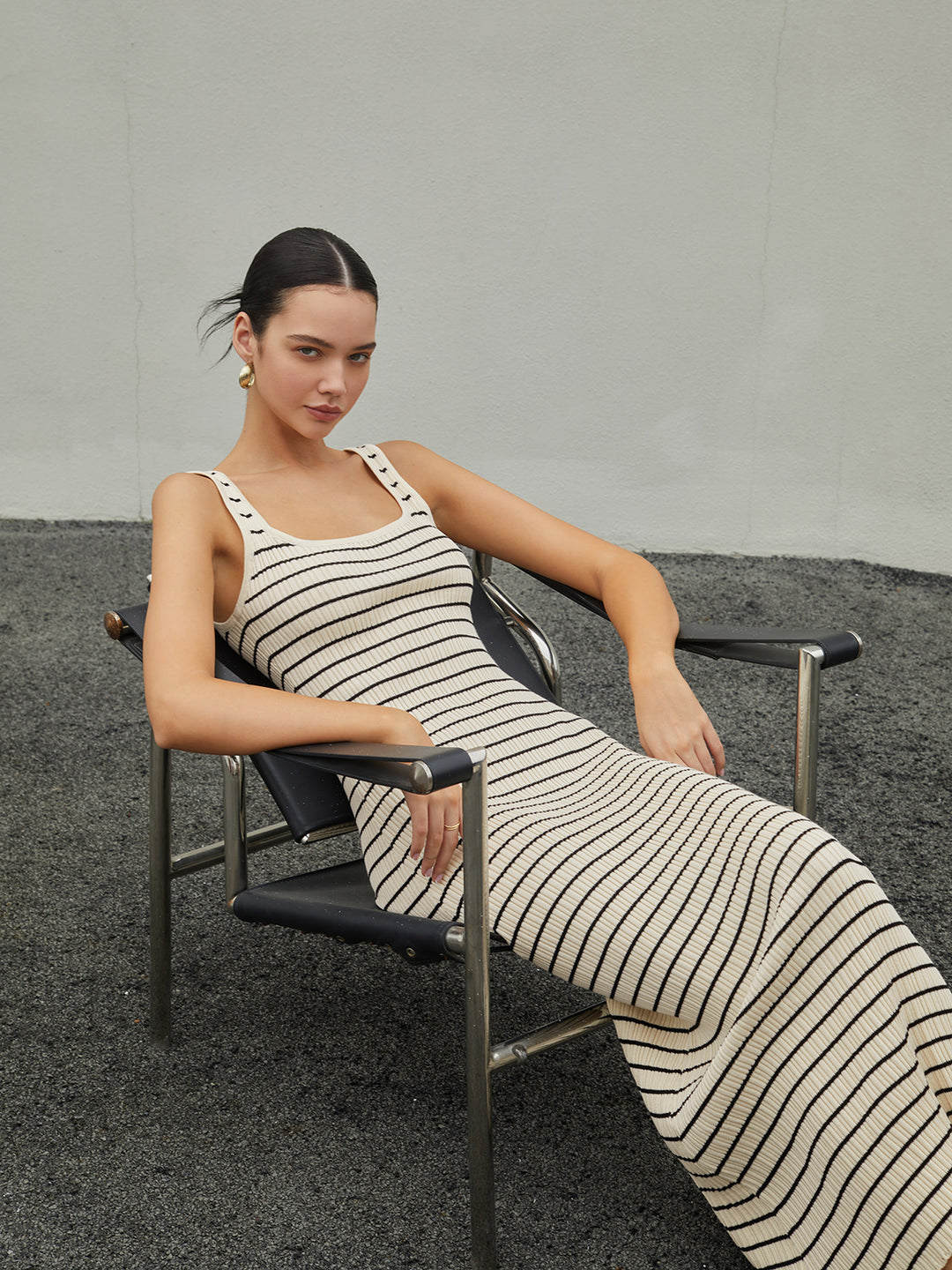 Vesper -  Striped Dress