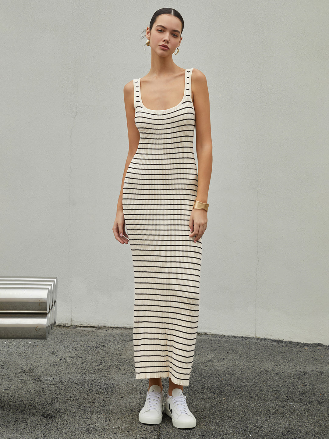 Vesper -  Striped Dress