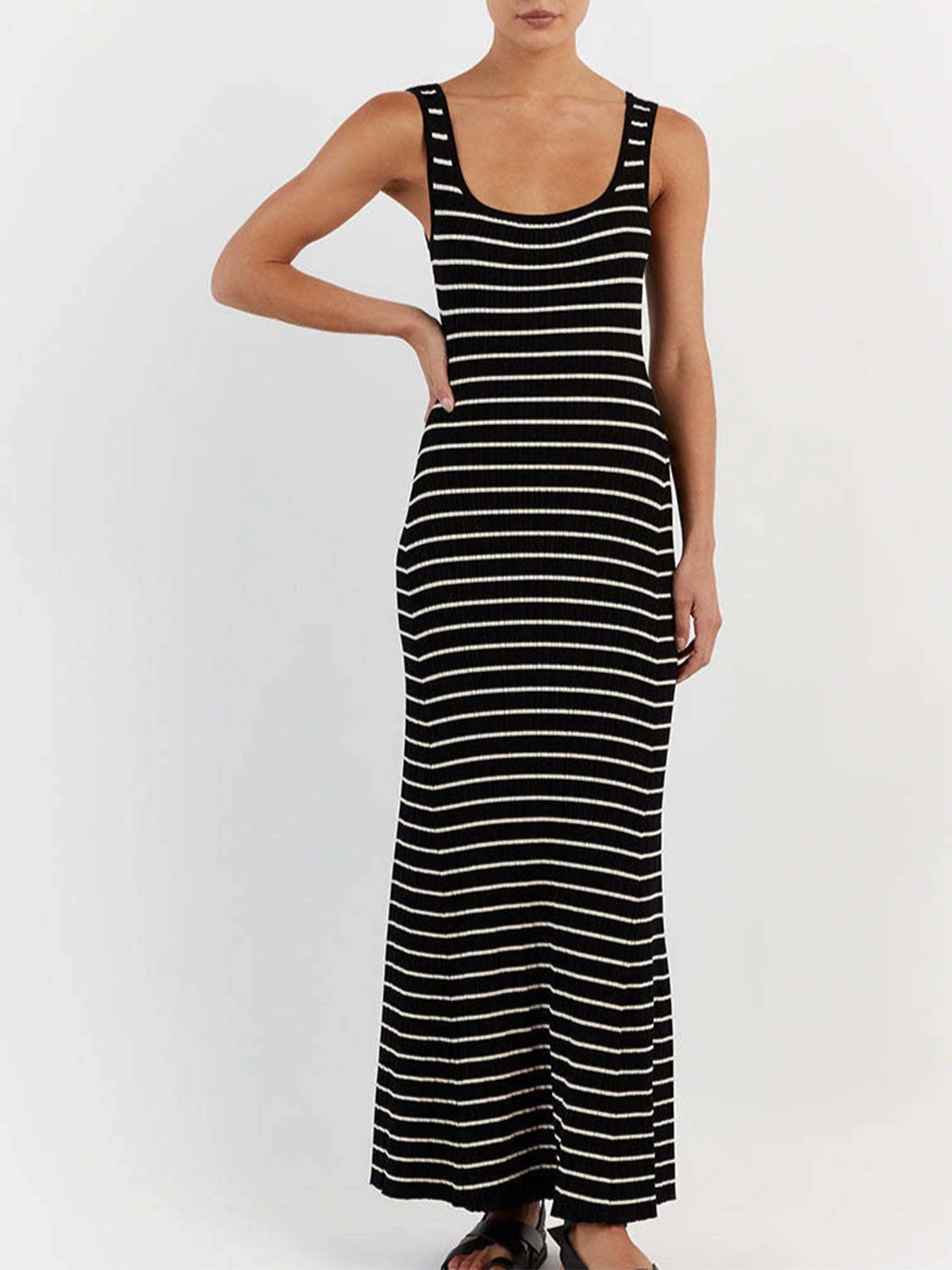 Vesper -  Striped Dress